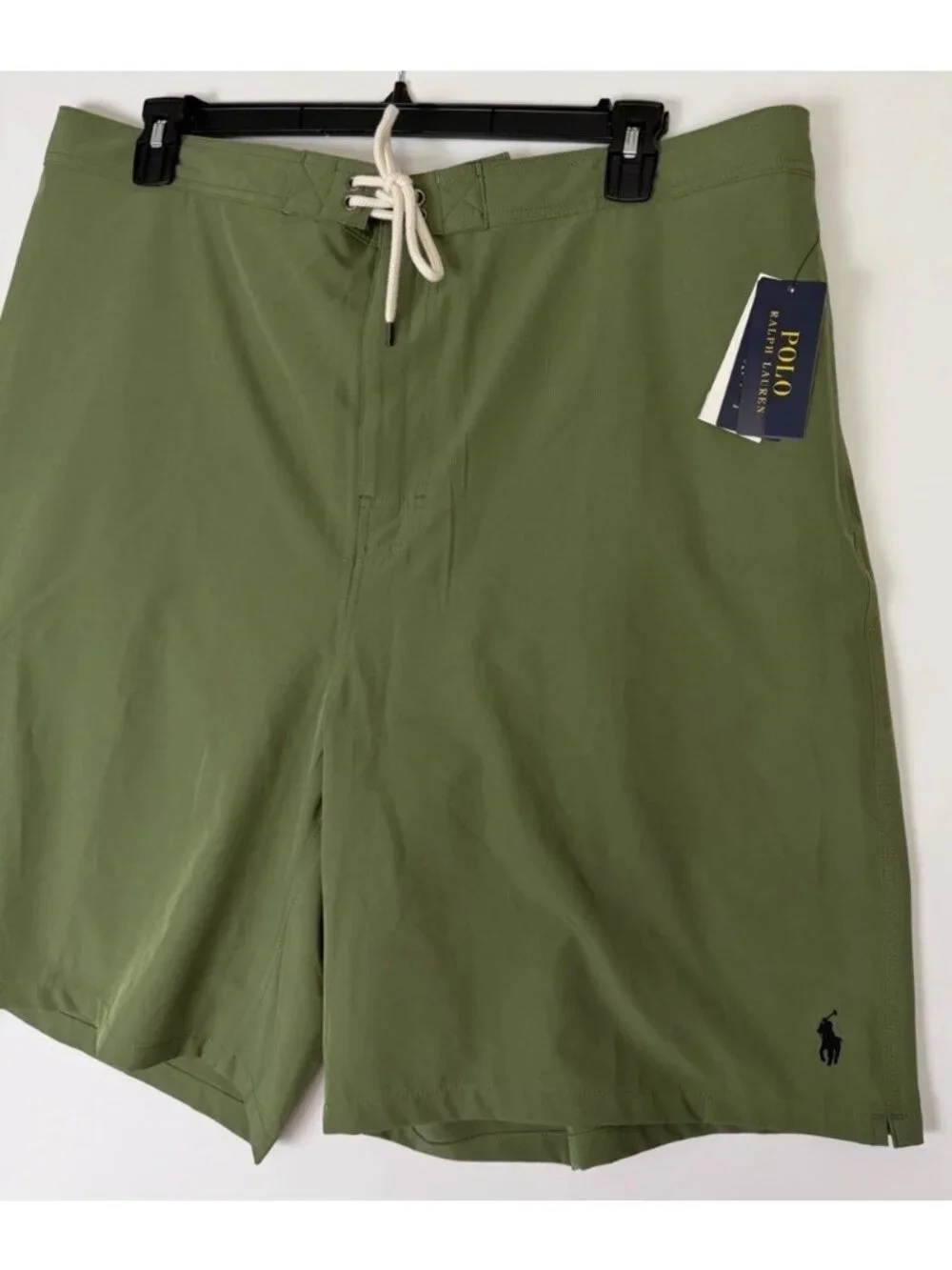 Polo Ralph Lauren Swim Trunks Big & Tall 2XLT Green Board Shorts Mesh NWT